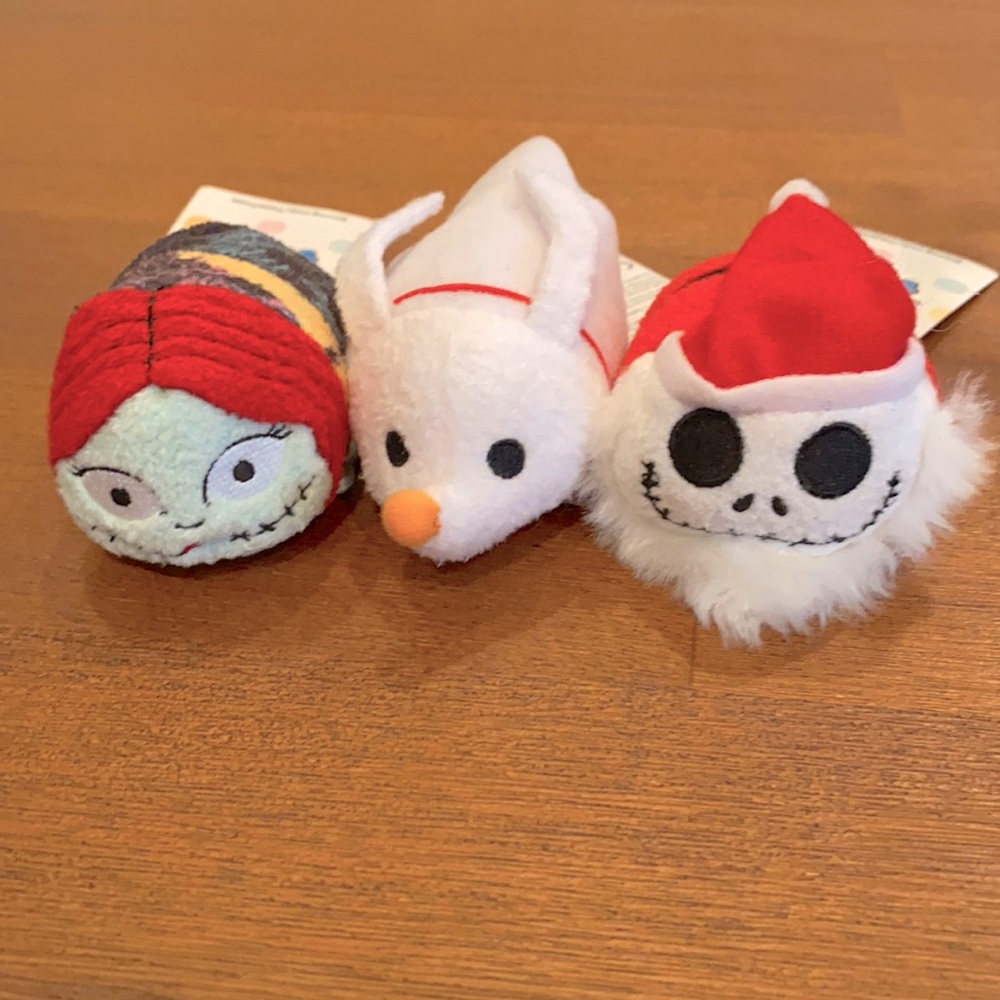 NWT Disney Jack Sally Zero Tsum Tsums set of 3 tsums